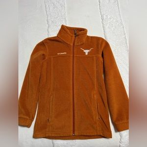 Columbia Long horns zip down jacket, Size youth medium
